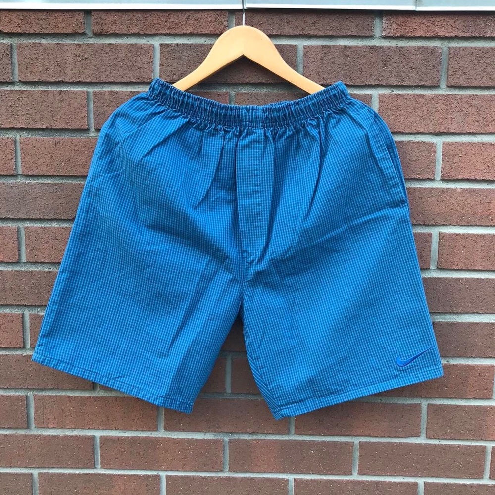 Vintage 90s Nike flat front shorts made in USA brand new NWT SZ S